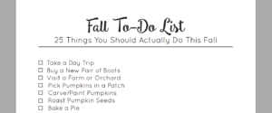 Fall To Do List Preview