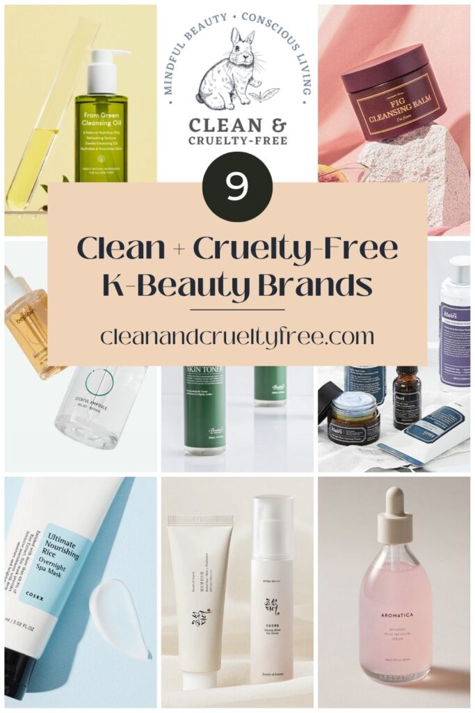 9 clean and cruelty-free k-beauty brands pin